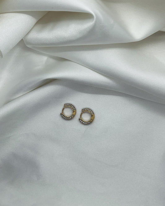Argolas Redondas com Brilhantes