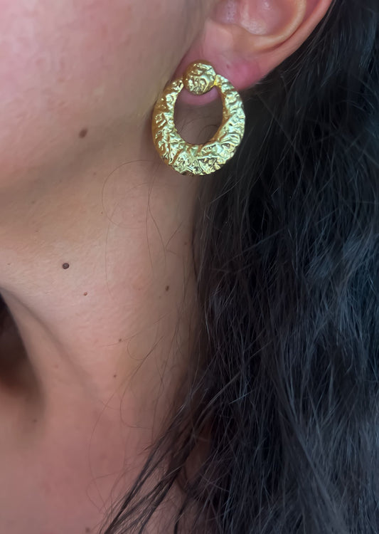 Brincos Argola Martelado